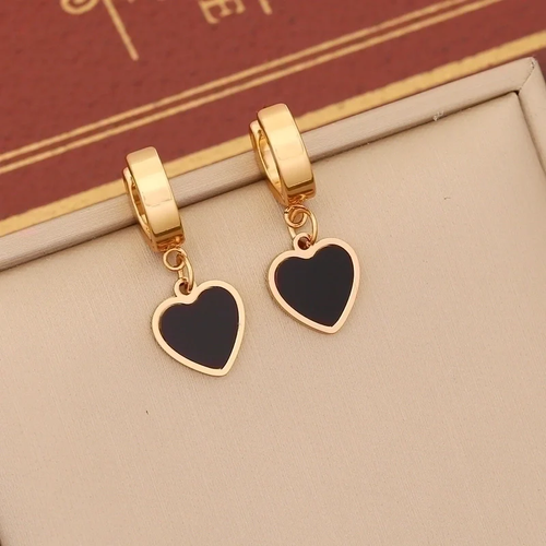 Simple Style Heart Shape Earrings